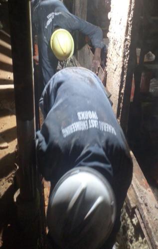 Boiler maintenance work